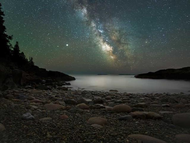 繁星闪烁的夜晚