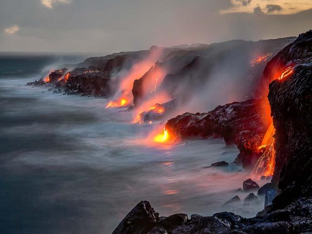基拉韦厄火山的威力